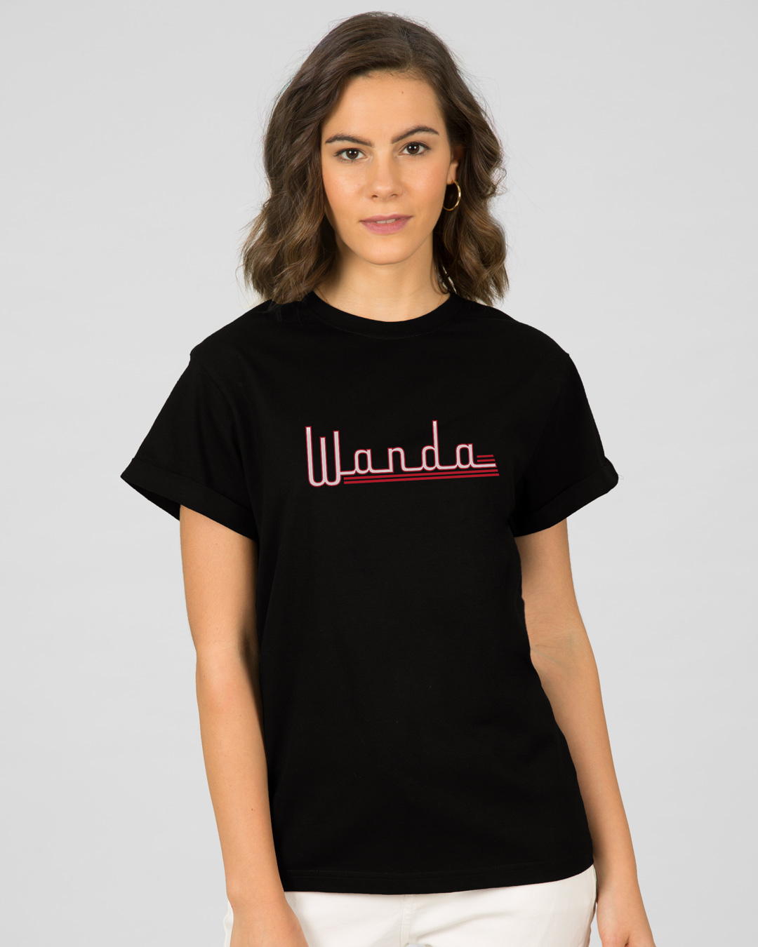 Shop Wanda Boyfriend T-Shirt (WVL)-Back