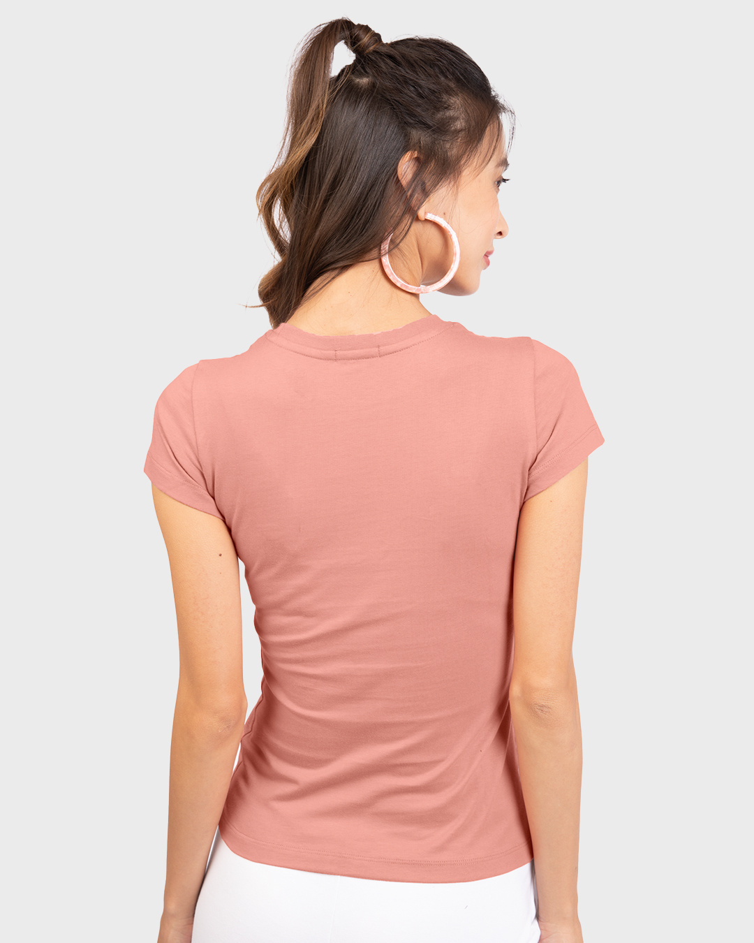 Shop Women's Pink Wanderer Graphic Printed T-shirt-Back