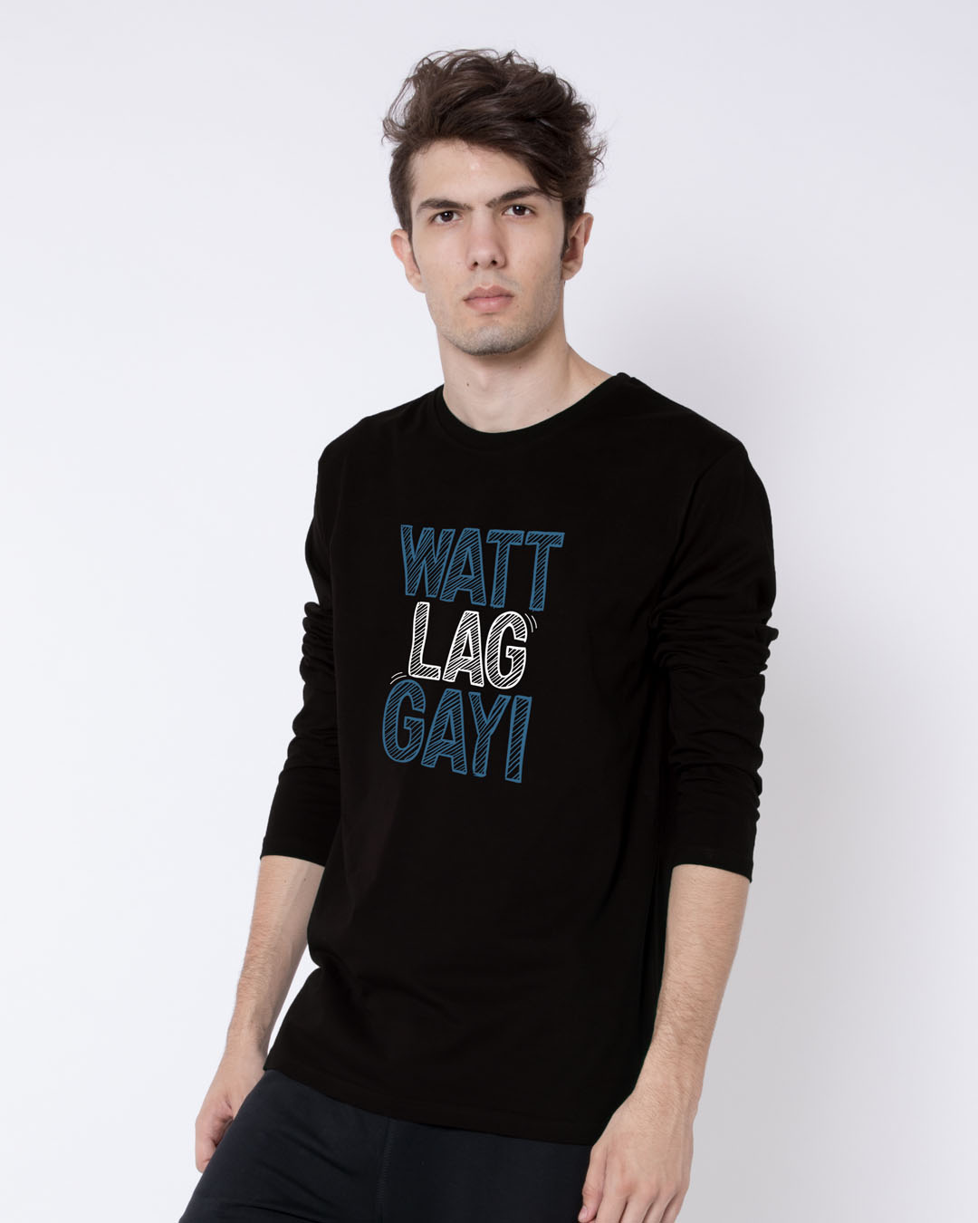 Shop Watt Lag Gayi Full Sleeve T-Shirt-Back