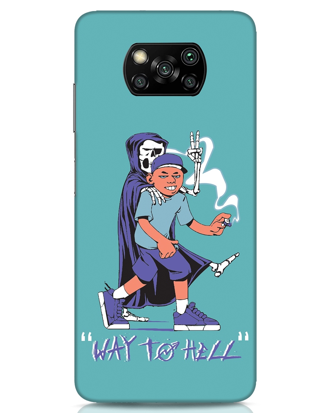 Buy Way To Hell Designer Hard Cover For Xiaomi Poco X3 Online In India At Bewakoof 9712