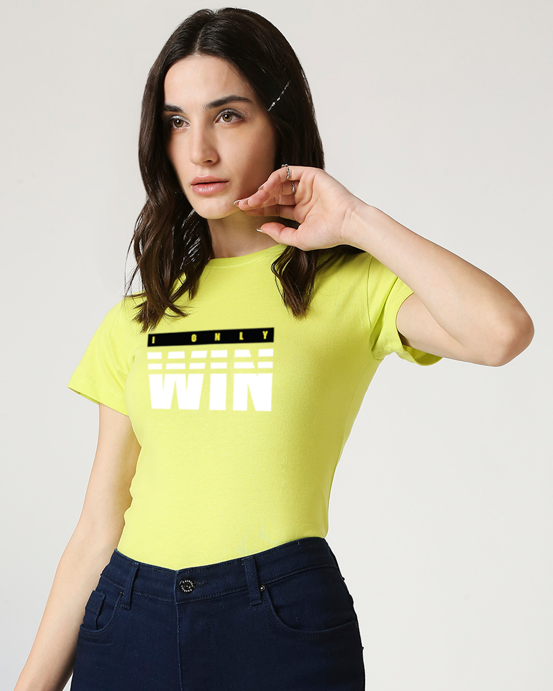 Shop We Only Win Half Sleeve T-Shirt-Back