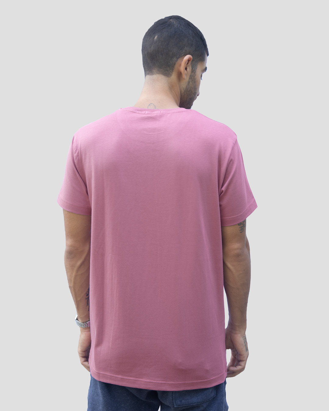 Shop Weapon Of Revolution Half Sleeve T-Shirt Frosty Pink-Back