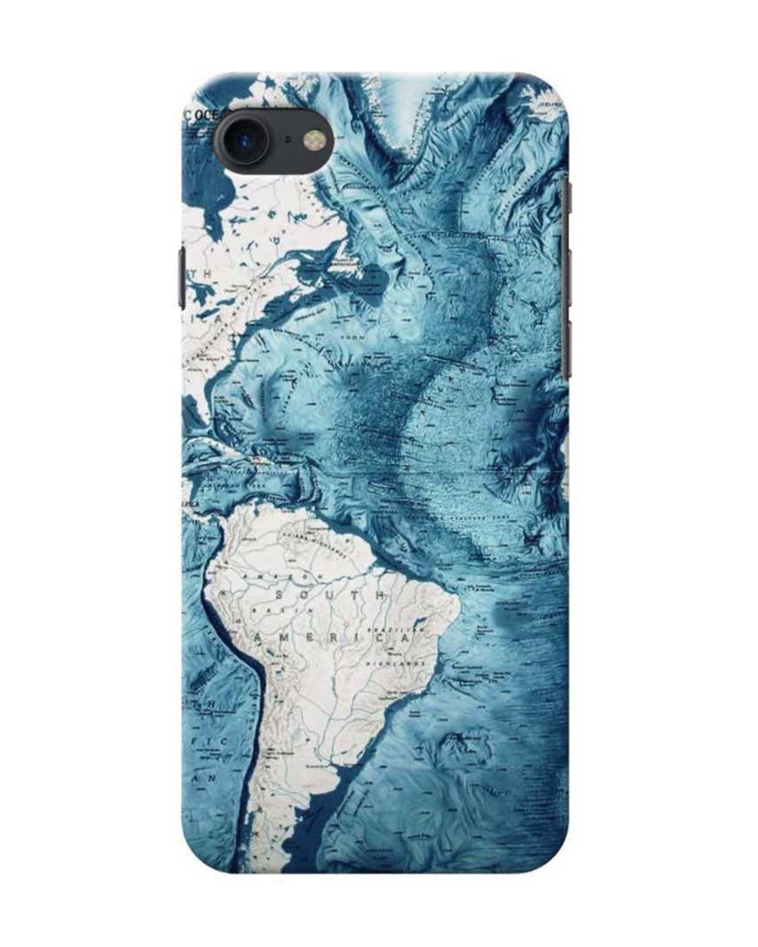 Shop Weather Map Printed Designer Hard Cover For iPhone 6S (Impact Resistant, Matte Finish)-Front