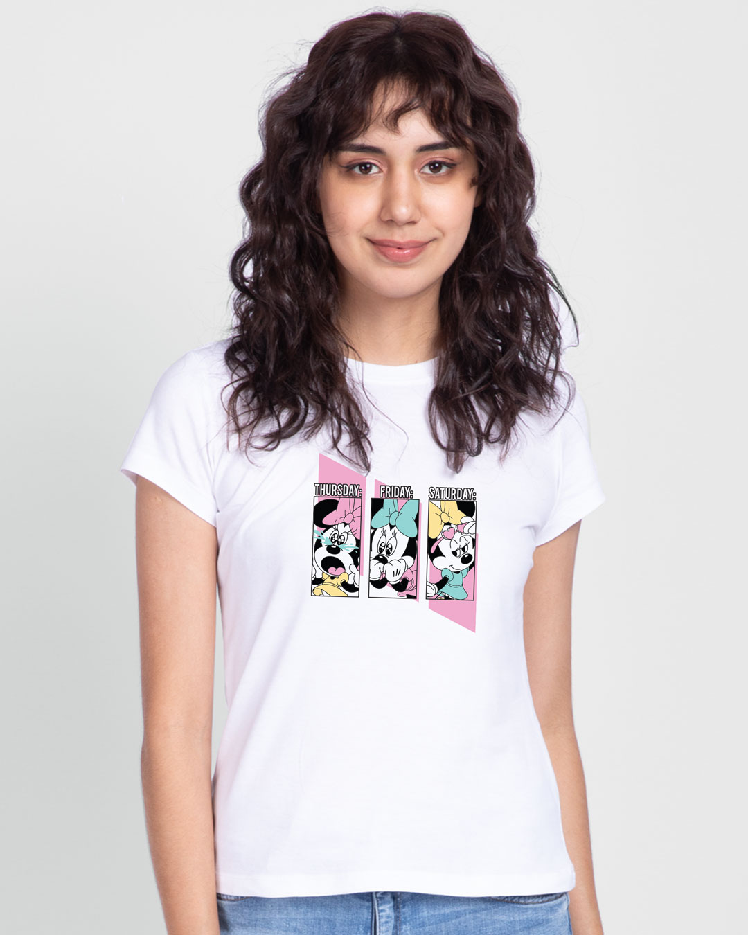 Shop Weekend Minnie Half Sleeve T-Shirt (DL) White-Back