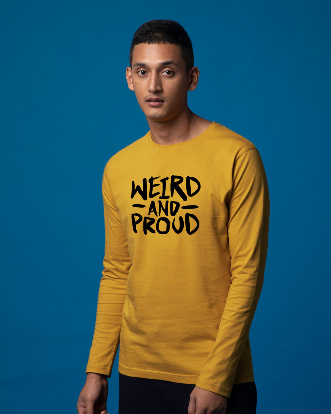 Shop Weird And Proud Full Sleeve T-Shirt-Back