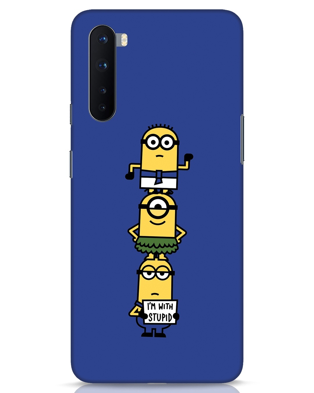 Buy Weirdo Minion OnePlus Nord Mobile Cover Online in India at Bewakoof