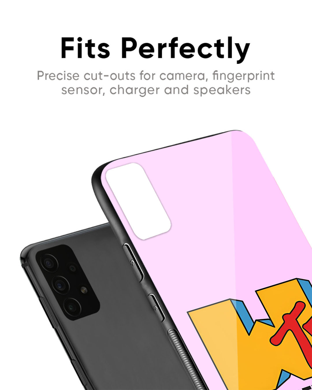 Shop What's Happening Premium Glass Case for Poco X6 Pro 5G(Shock Proof, Scratch Resistant)-Back