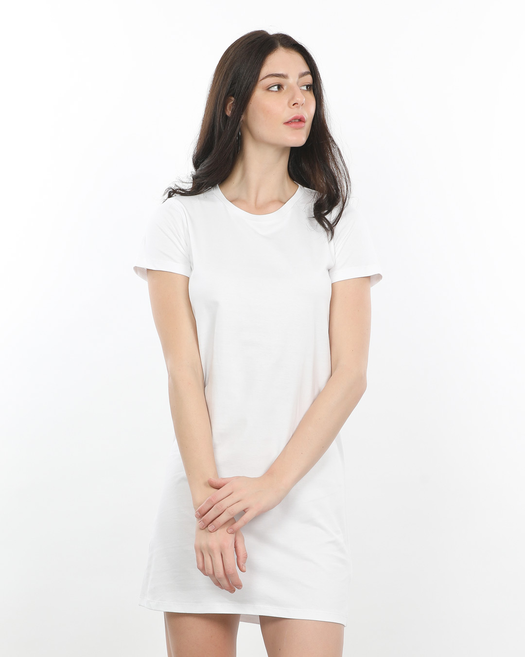 Buy White T-Shirt Dress Online at Bewakoof