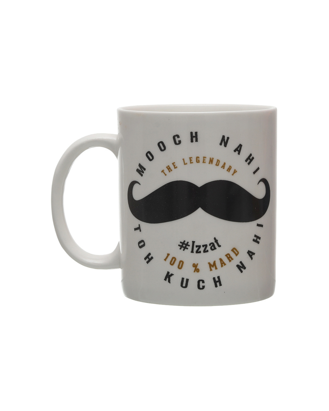 Shop Quirky Mooch Ceramic mugs (350ml, White, Single piece)-Back