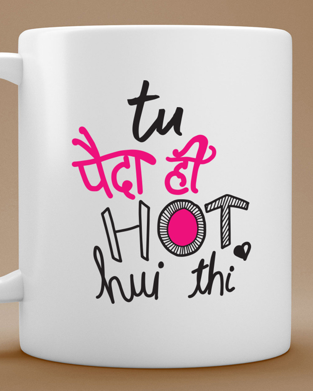 Shop White Printed Coffee Mug-Back