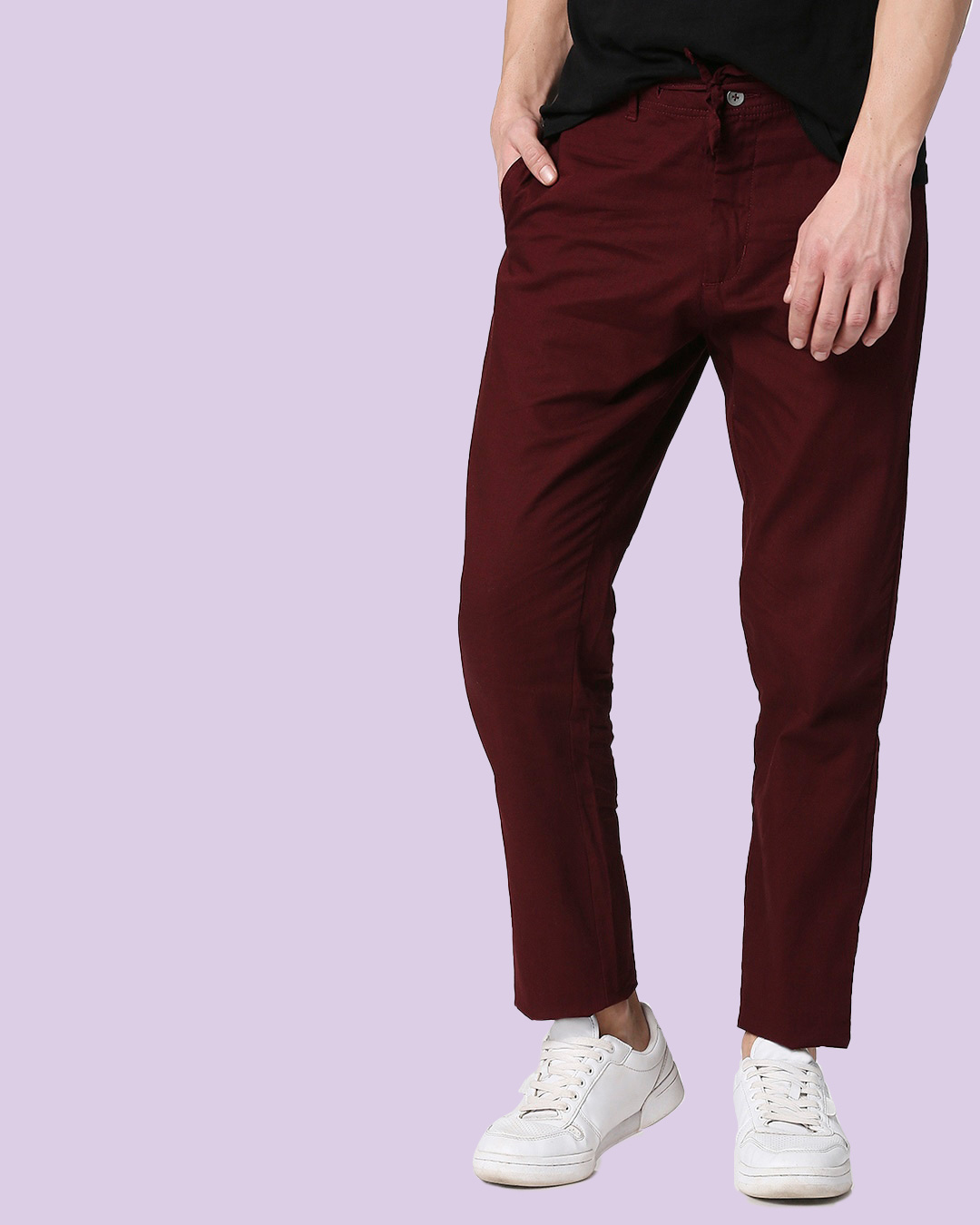 Khaki Casual Mens Cotton Trouser at best price in Gursahaiganj | ID:  18845117262