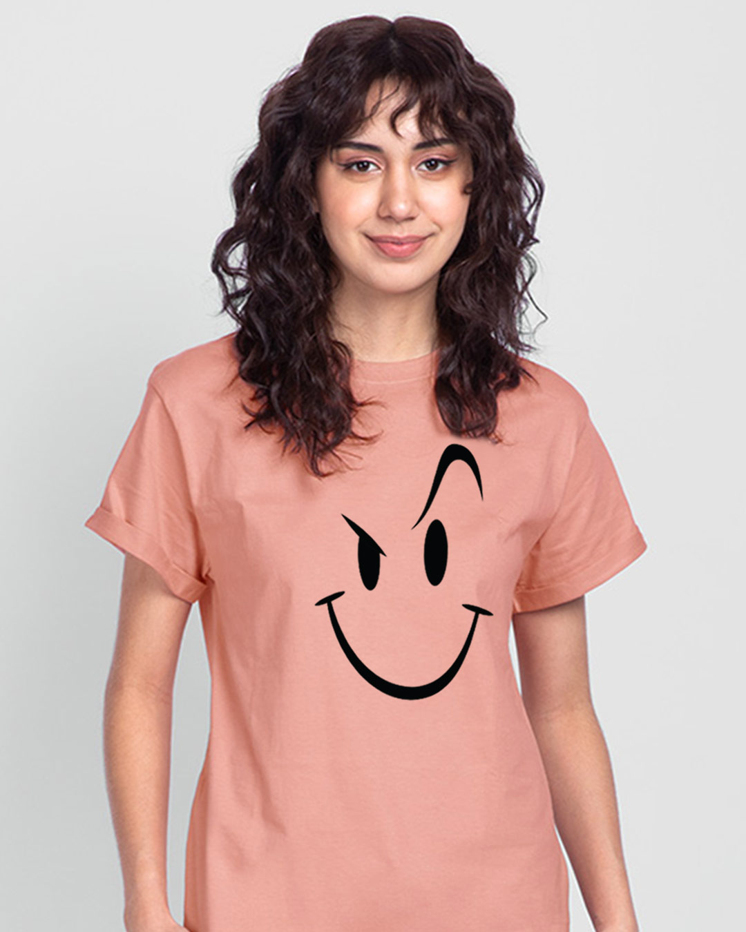 

Wink New Boyfriend T-Shirts Women' Printed Boyfriend T-Shirts Bewakoof.com, Pink