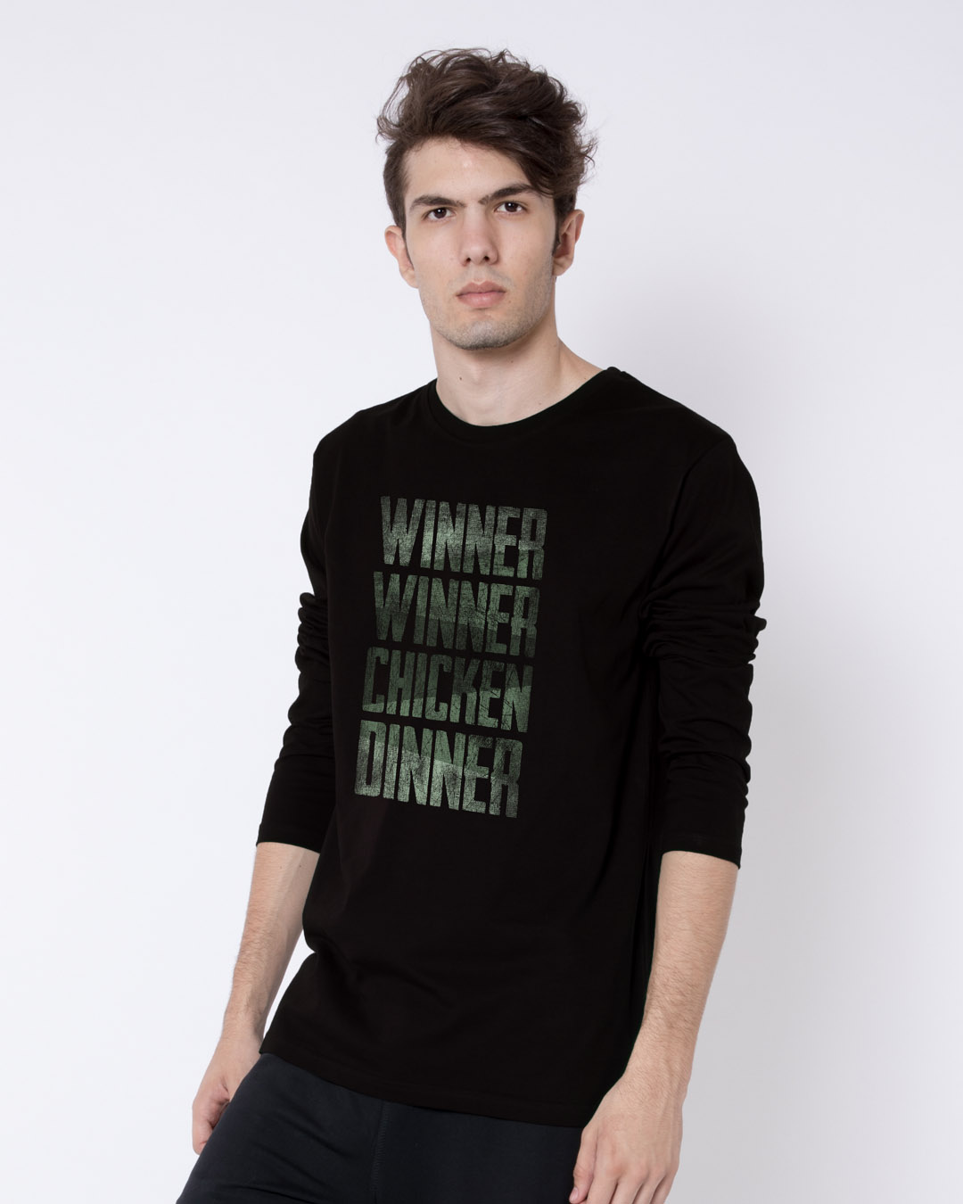 Shop Winner Chicken Full Sleeve T-Shirt-Back
