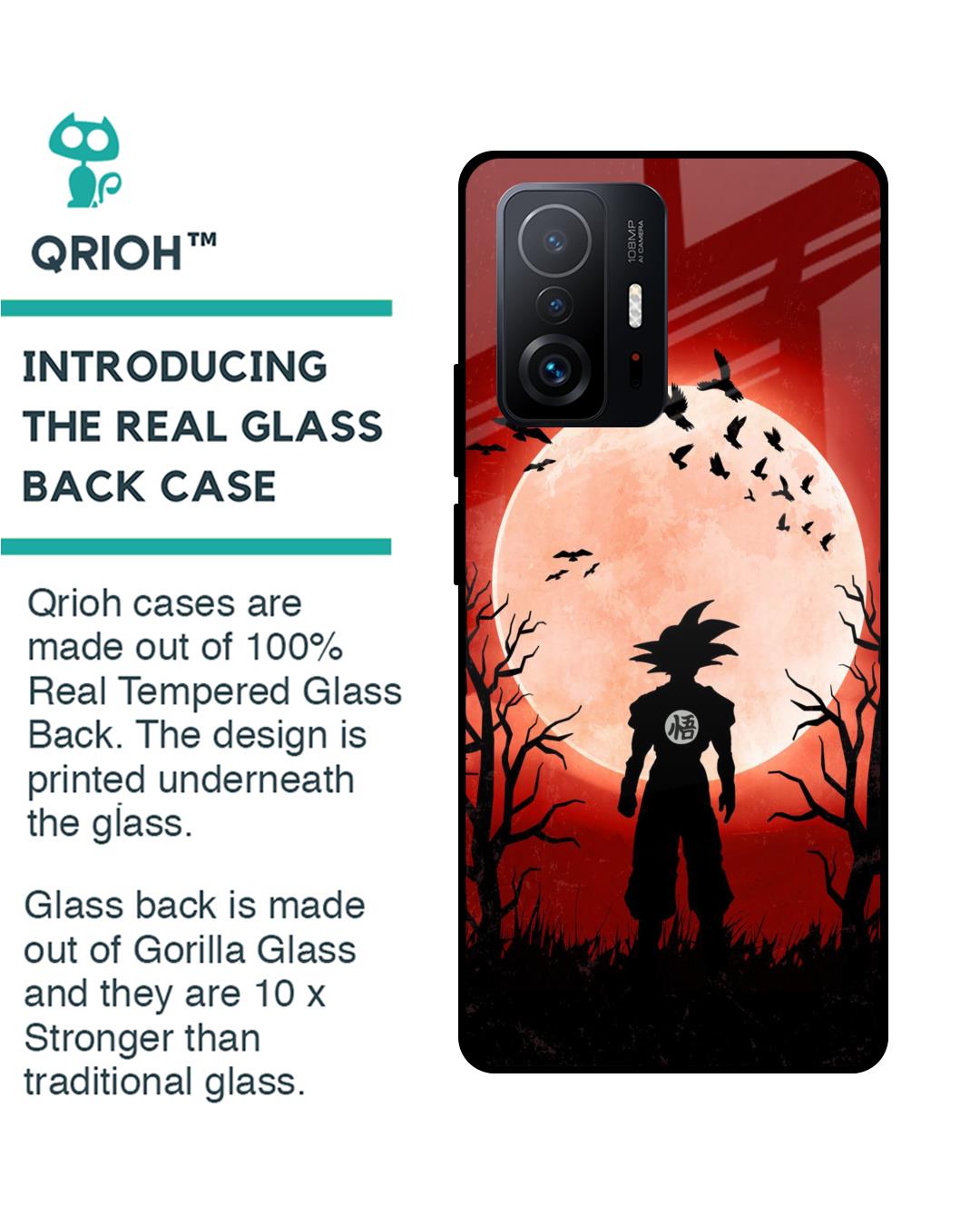 Shop Winter Forest Premium Glass Case for Mi 11T Pro 5G (Shock Proof,Scratch Resistant)-Back