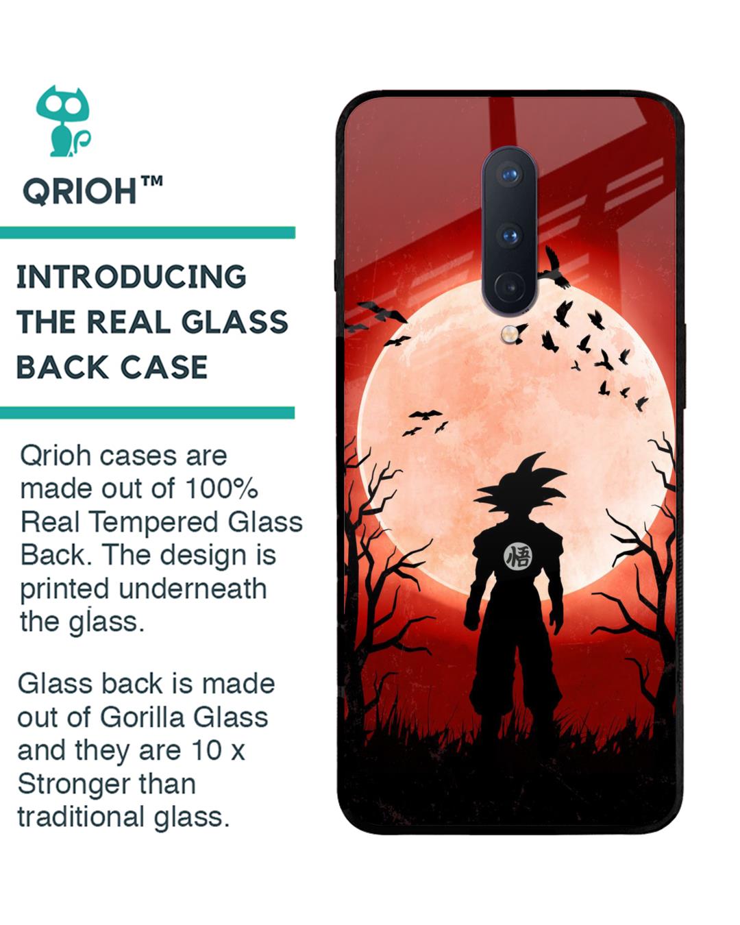 Shop Winter Forest Premium Glass Case for OnePlus 8 (Shock Proof,Scratch Resistant)-Back