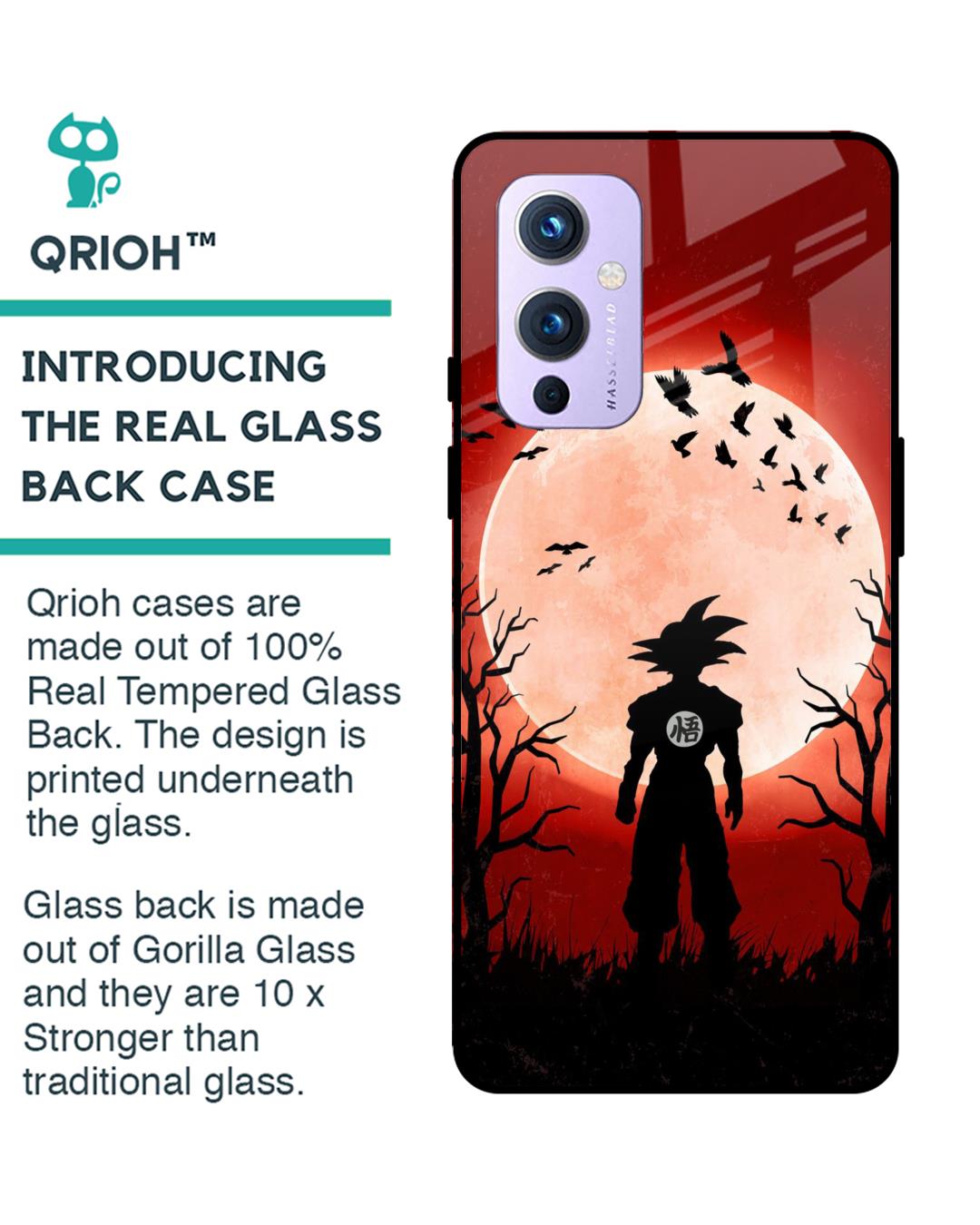 Shop Winter Forest Premium Glass Case for OnePlus 9 (Shock Proof,Scratch Resistant)-Back