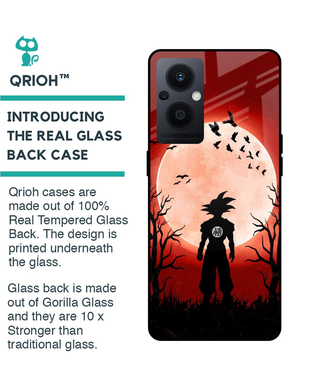 Shop Winter Forest Premium Glass Case for Oppo F21s Pro 5G (Shock Proof,Scratch Resistant)-Back