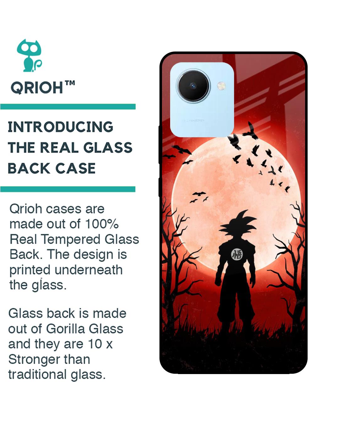 Shop Winter Forest Premium Glass Case for Realme C30(Shock Proof, Scratch Resistant)-Back