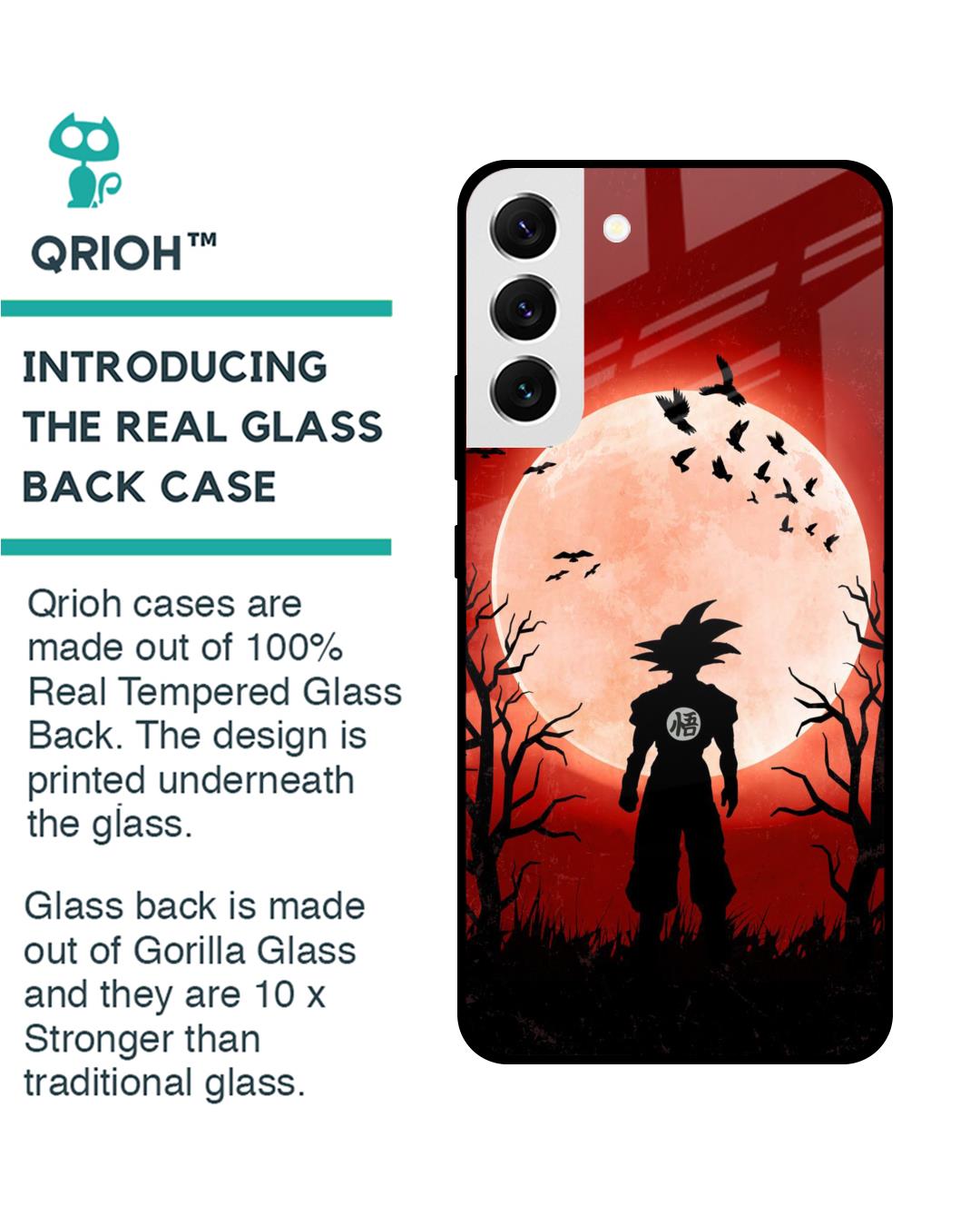 Shop Winter Forest Premium Glass Case for Samsung Galaxy S22 5G (Shock Proof,Scratch Resistant)-Back