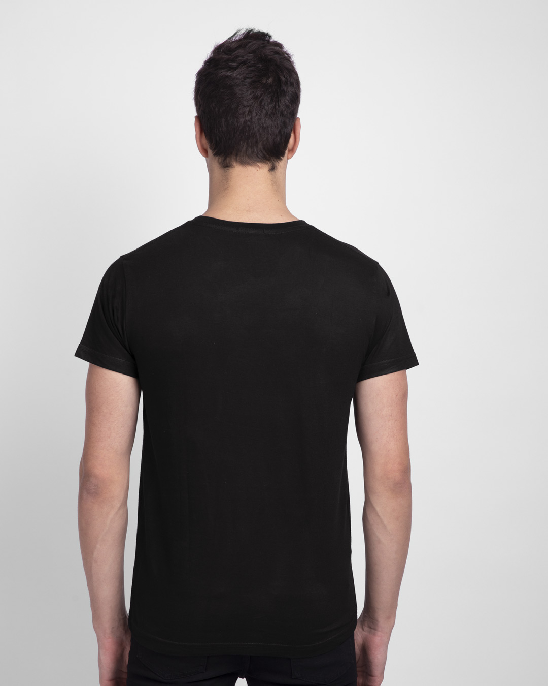 Shop Men's Black Winter Soldier Sigil (FWL) Graphic Printed T-shirt-Back