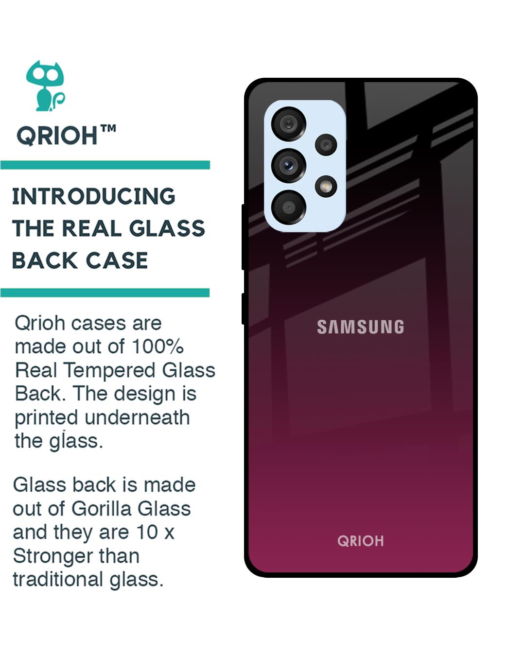 Shop Wisconsin Wine Printed Premium Glass Cover For Samsung Galaxy A53 5G (Shock Proof , Lightweight)-Back