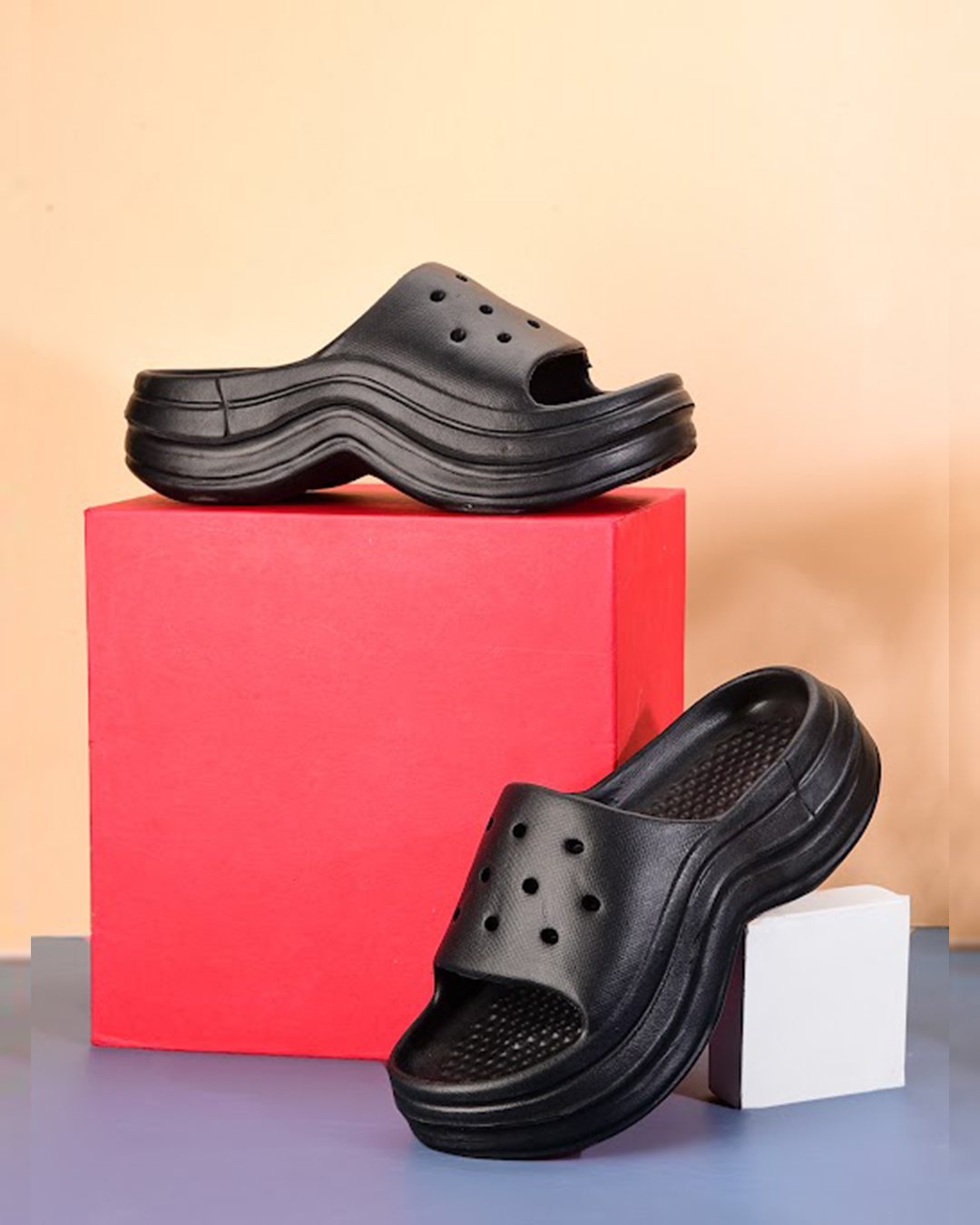 Buy Women Black Slippers Online in India at Bewakoof