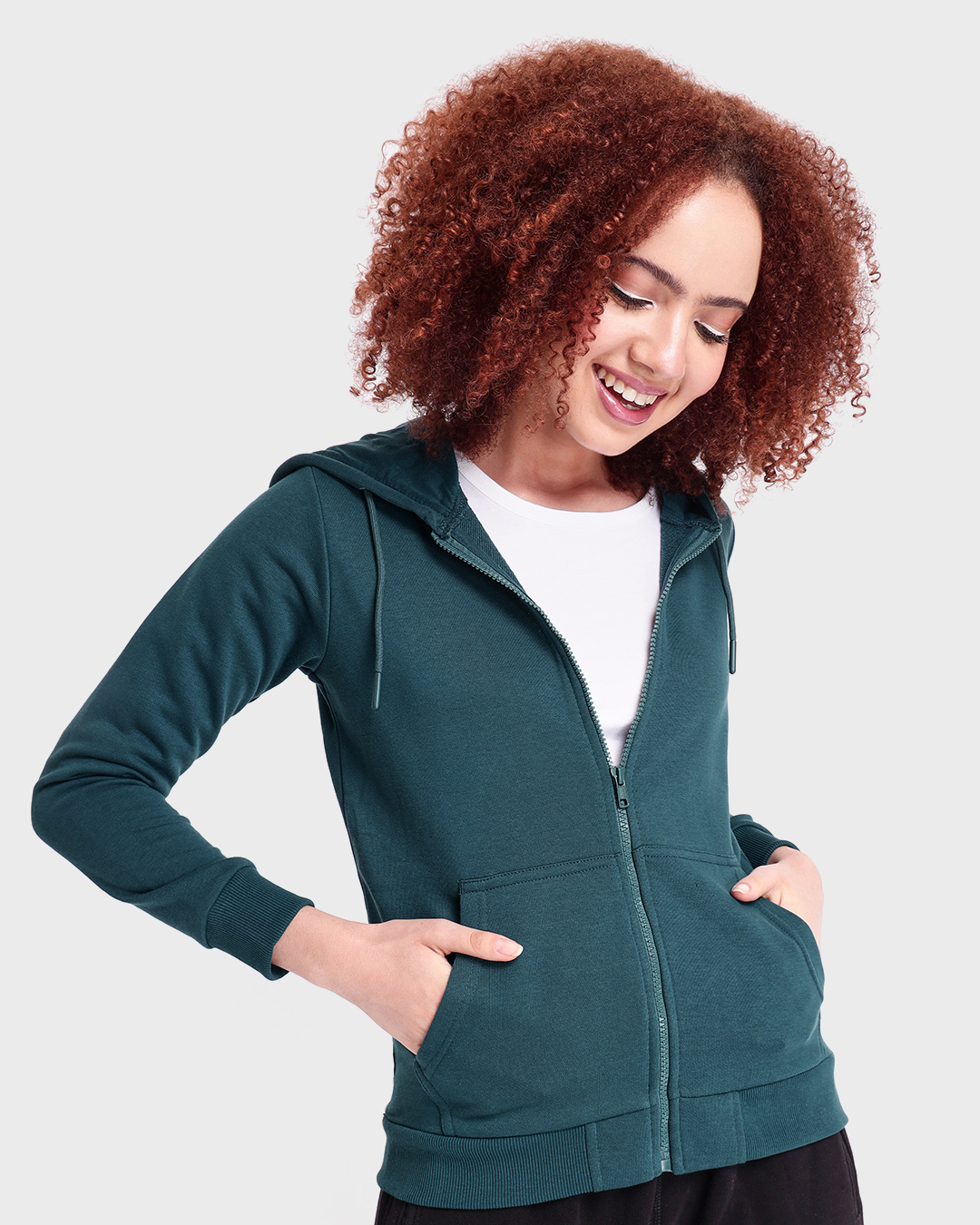 Buy Women's Blue Hoodie Online at Bewakoof