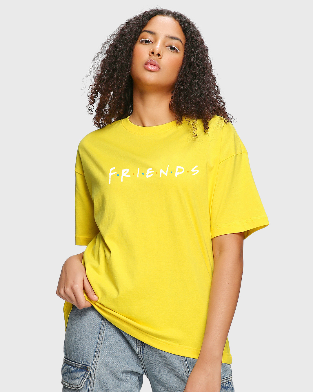 Yellow on sale friends shirt