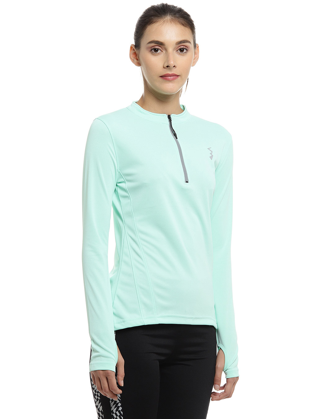 high neck sports t shirt