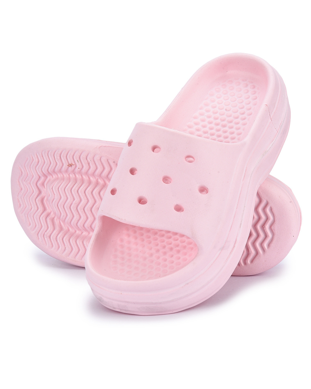 Shop Women Pink Slippers-Back