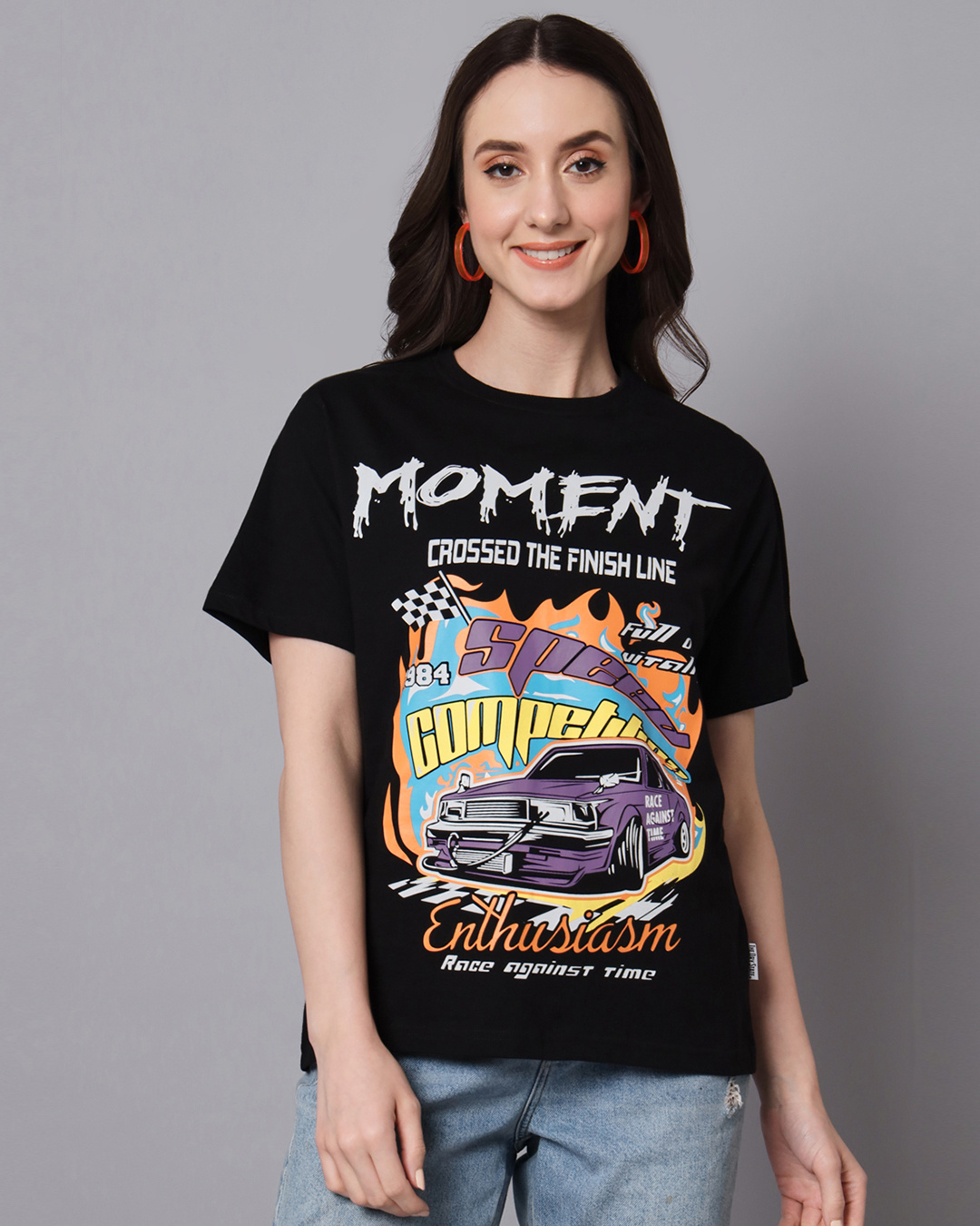Black Womens T Shirt With Logo