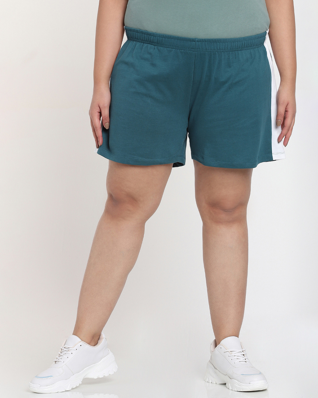 Shop Women's Atlantic Deep Plus Size Side Panel Shorts-Back