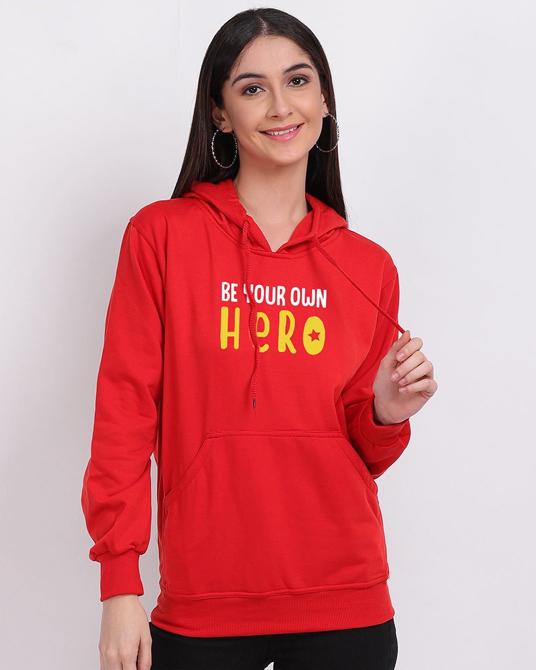 Shop Women's Be Your Own Hero Hoodie-Back