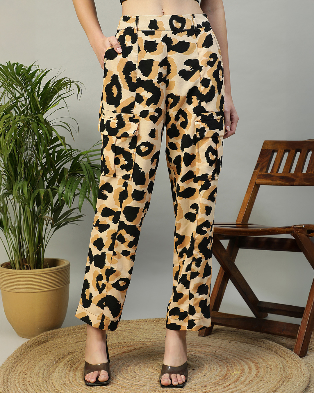 Khaki Animal Pants