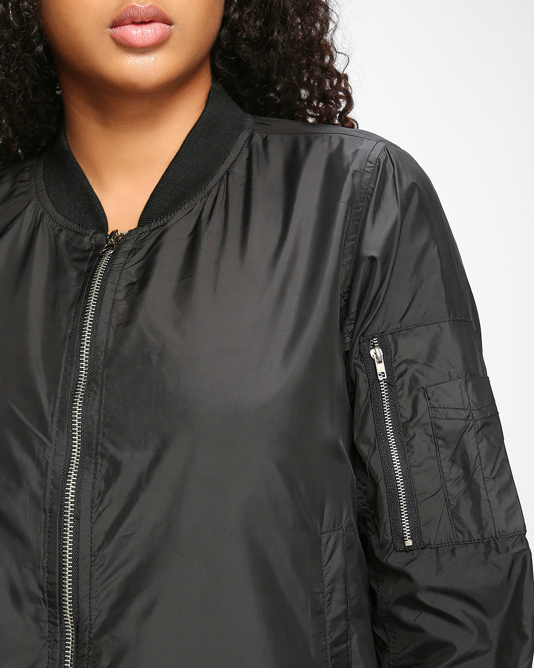 Women's Crop Bomber Jacket Black Zara Inspired – Styledup.co.uk