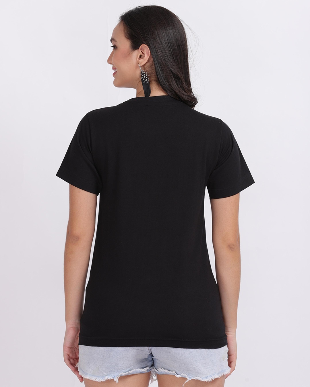Shop Women's Black BTS Play Graphic Printed T-shirt-Back