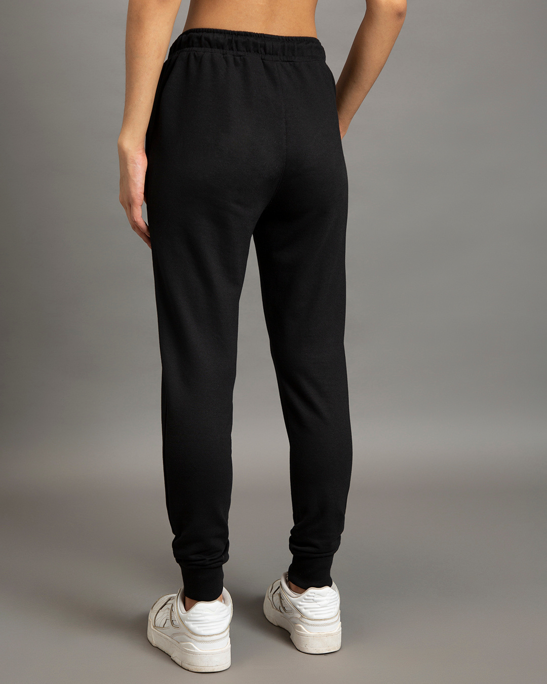 Buy Women's Black Casual Slim Fit Joggers Online at Bewakoof