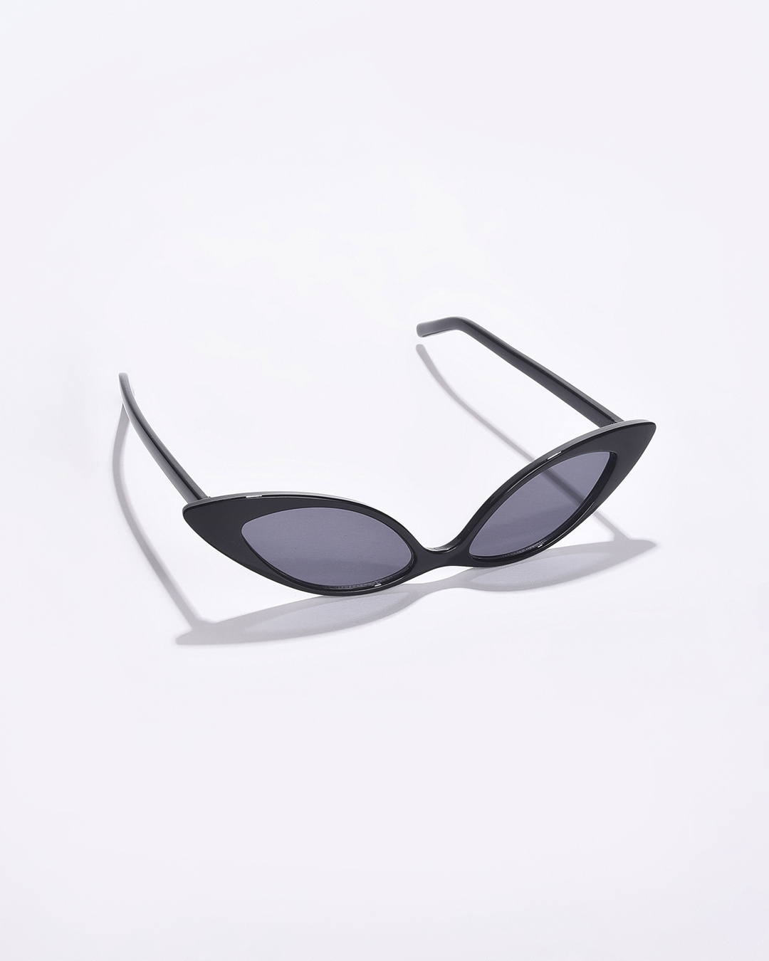 Shop Women's Black Cateye UV Protected Lens Sunglasses-Back