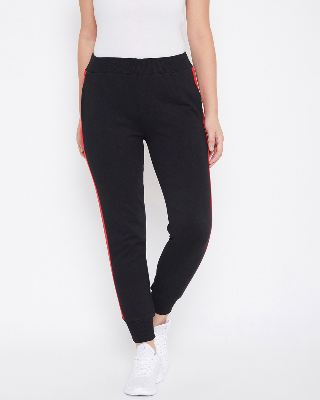 color block track pants womens