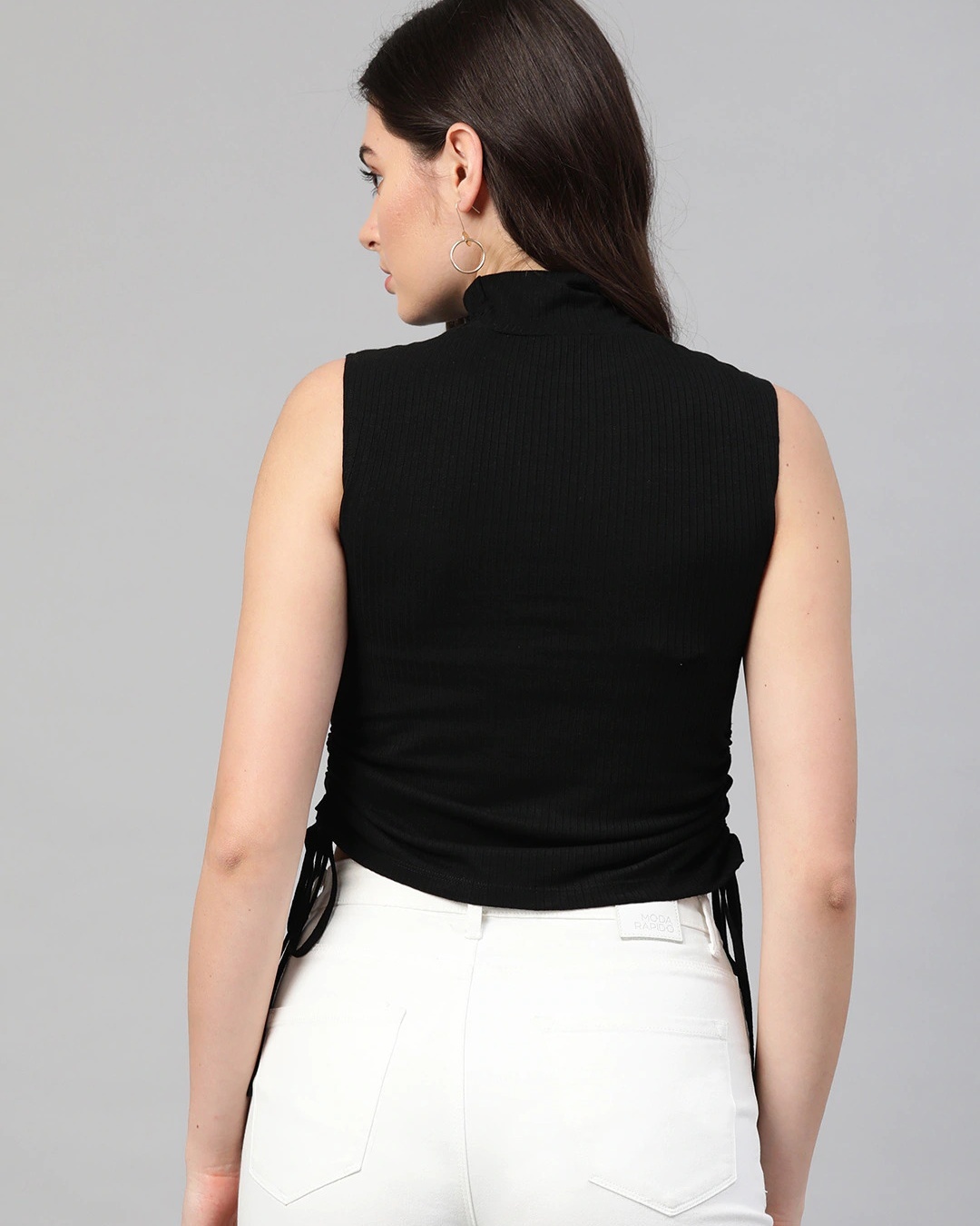 Shop Women's Black Short Top-Back