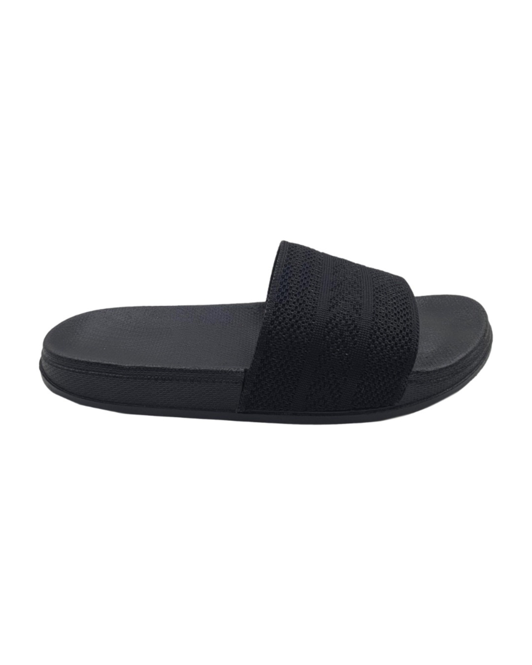 Shop Women's Black Sliders-Back