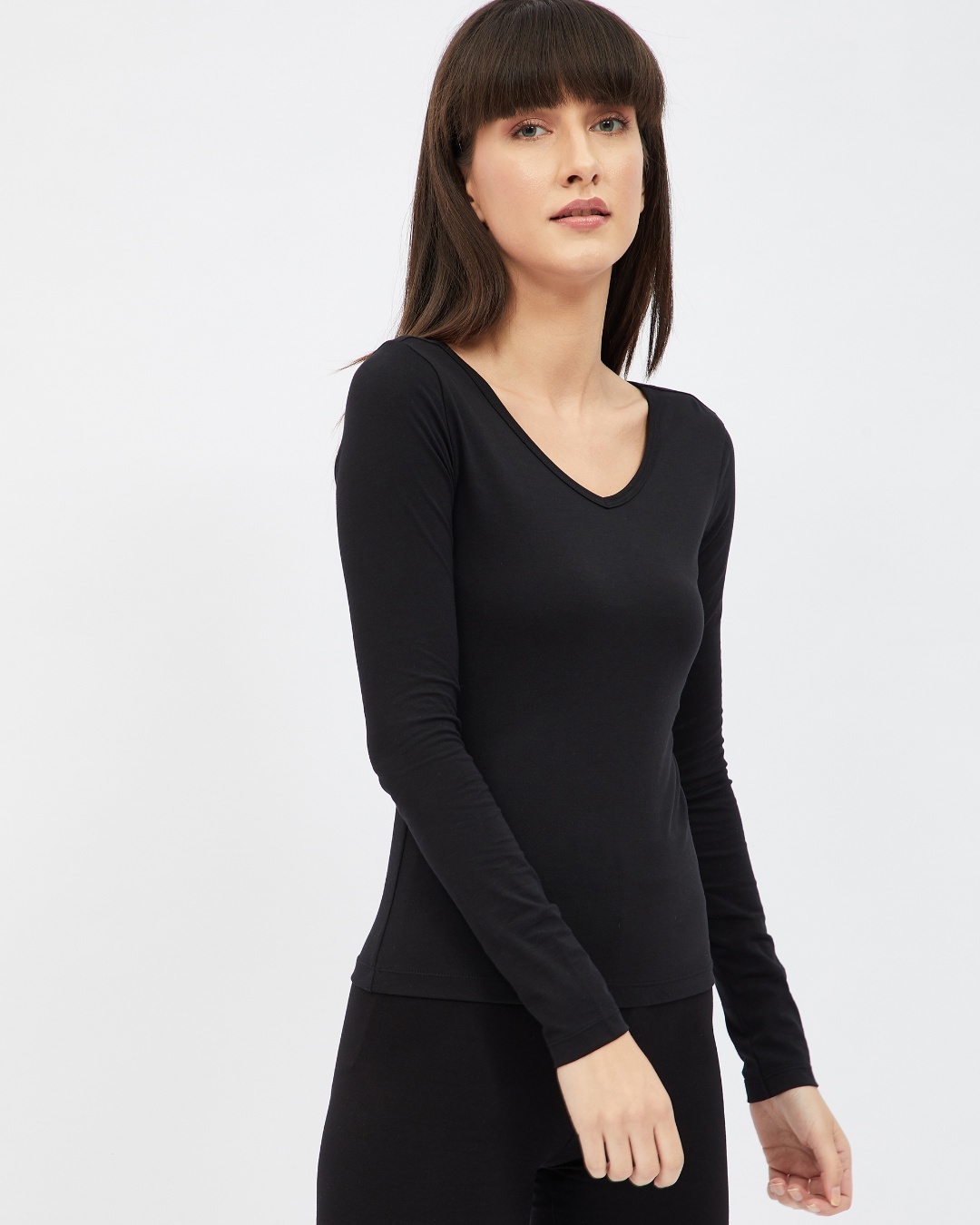 Shop Women's Black Full Sleeve Top-Back