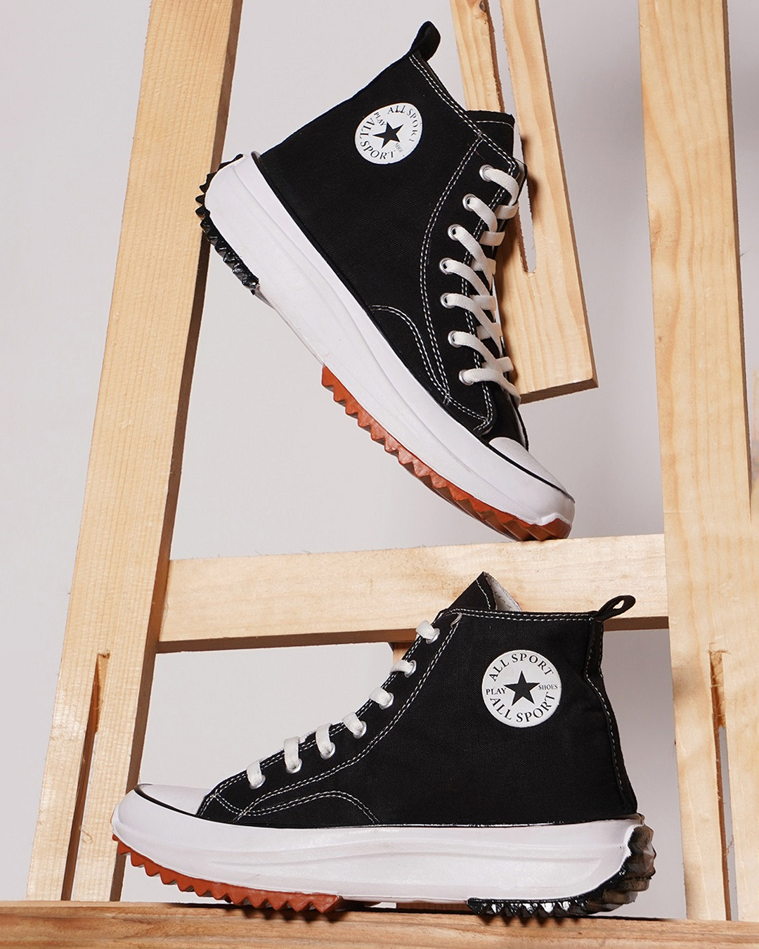 Buy Women's Black High Top Sneakers Online in India at Bewakoof