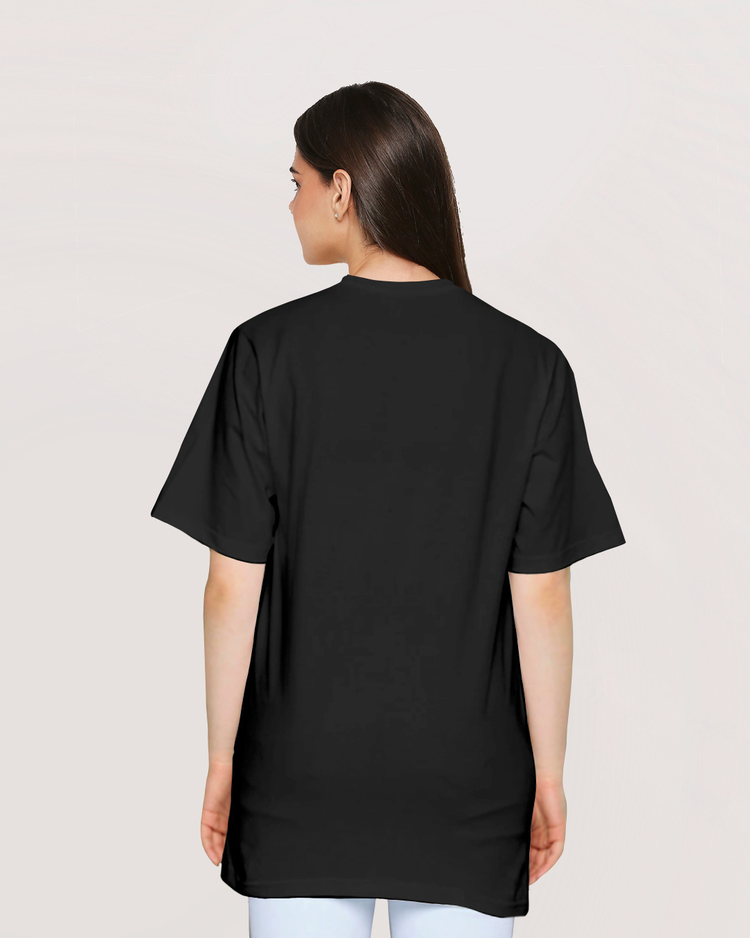 Black Plain Oversized T-Shirt – KIJAQO