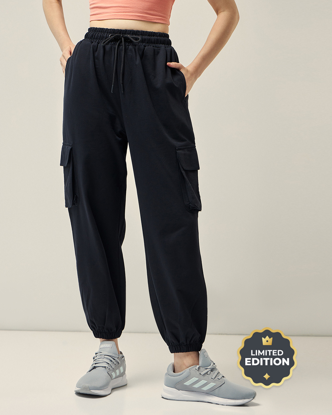Gwen Jogger Cargo - Black