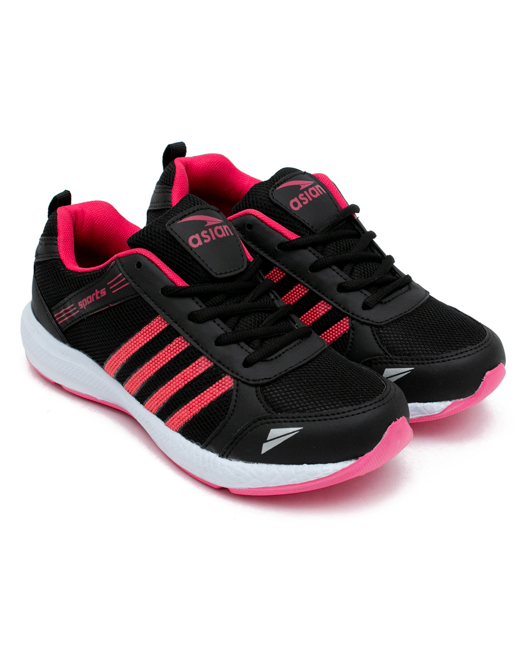 Buy Women's Black & Pink Running Shoes Online in India at Bewakoof