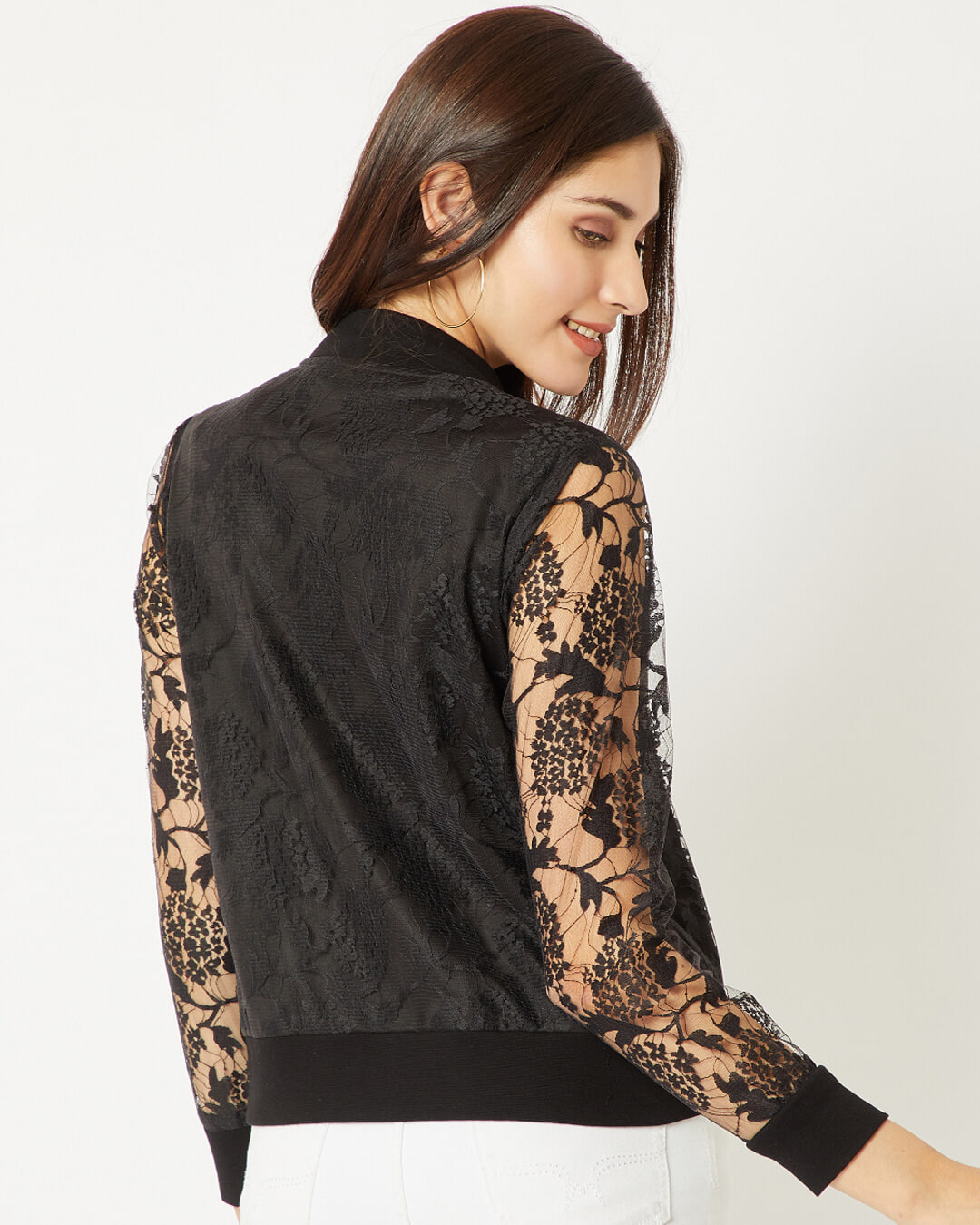 Roman lace outlet jacket