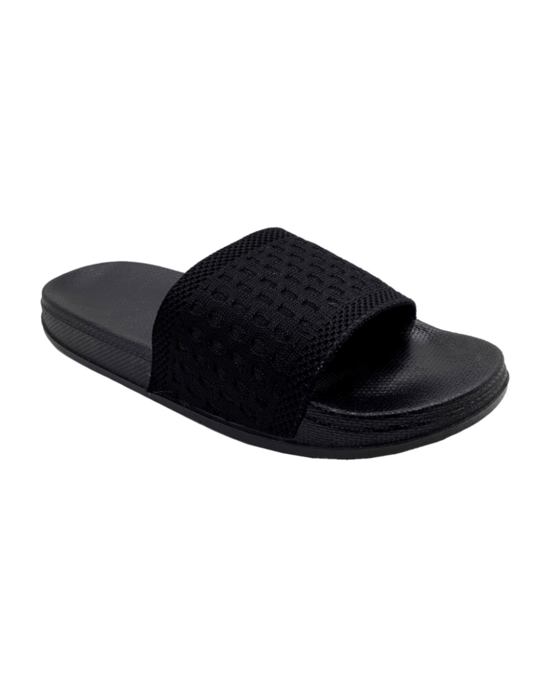 Shop Women's Black Sliders-Back