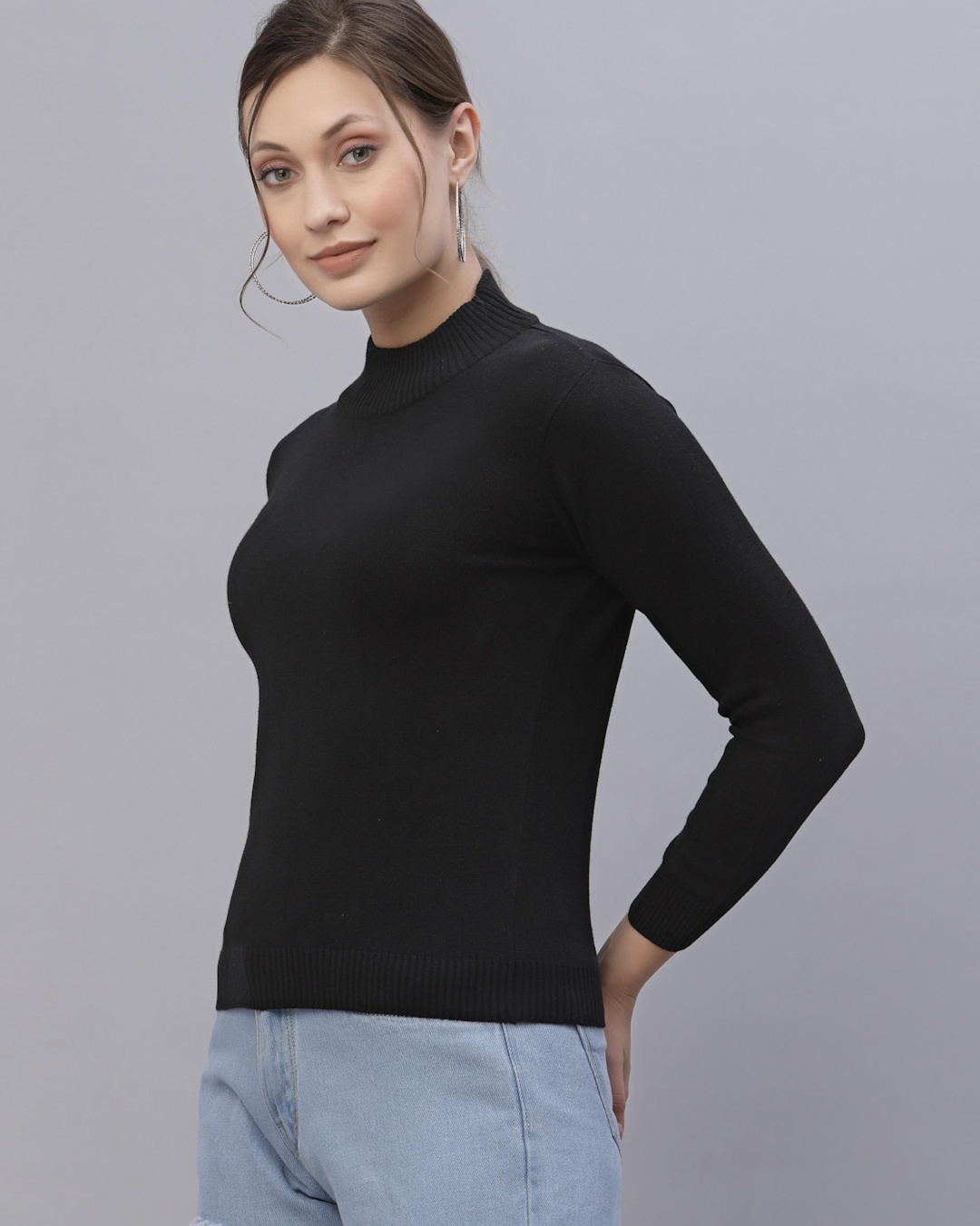Shop Women's Black Sweatshirt-Back