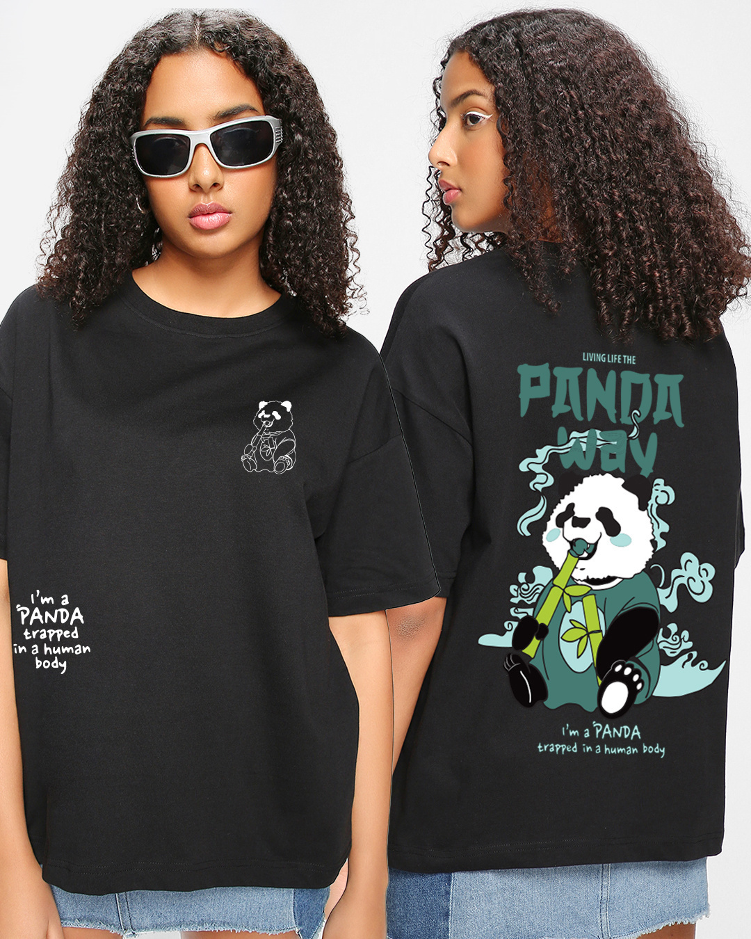 Vertical Panda T-Shirt (Women's)